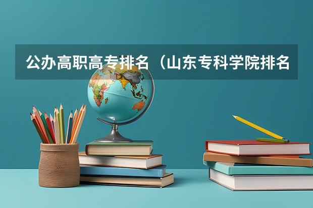 公办高职高专排名（山东专科学院排名公办）