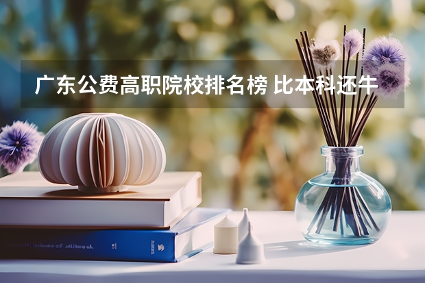 广东公费高职院校排名榜 比本科还牛的专科学校(比较牛的专科学校)