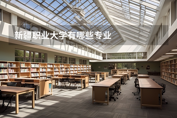 新疆职业大学有哪些专业