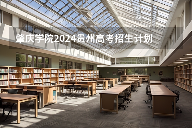 肇庆学院2024贵州高考招生计划 招多少人